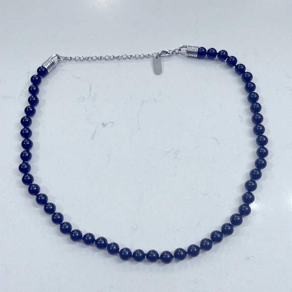 kissaka Jewelry - KISSAKA Vintage Black Faux Pearl Necklace